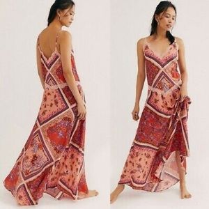 Free People | NWT Stevie Printed Maxi Slip Dress